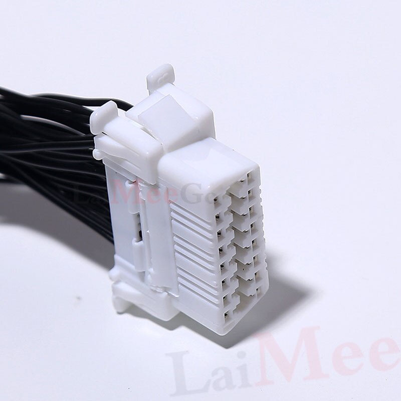 16-pin OBD2 splitter, extension cable one male to two female Y extension cables, ELM327 electronic line connector