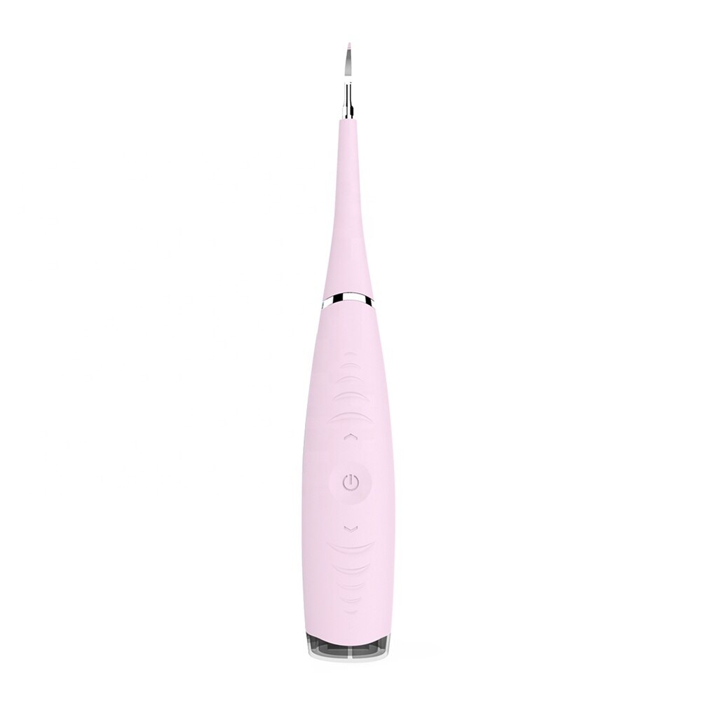 Ultrasonic Tooth Cleaner Electric Sonic Dental Oral Calculus Remover Tartar Remove Machine: Pink Tooth CLeaner / EU