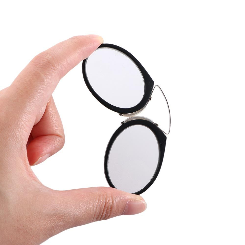 Draagbare Neus Clip Legless Presbyope Bril Leesbril Mini Vergrootglas Ultra Dunne Bril Ovaal Met Case + 10 Tot + 35