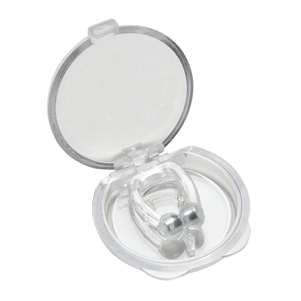 4pcs Anti Snoring Device Silicone Magnetic Clipple Snore Stopper Nose Breathing Non Solution Aid Antisnoring For Sleeping Mini