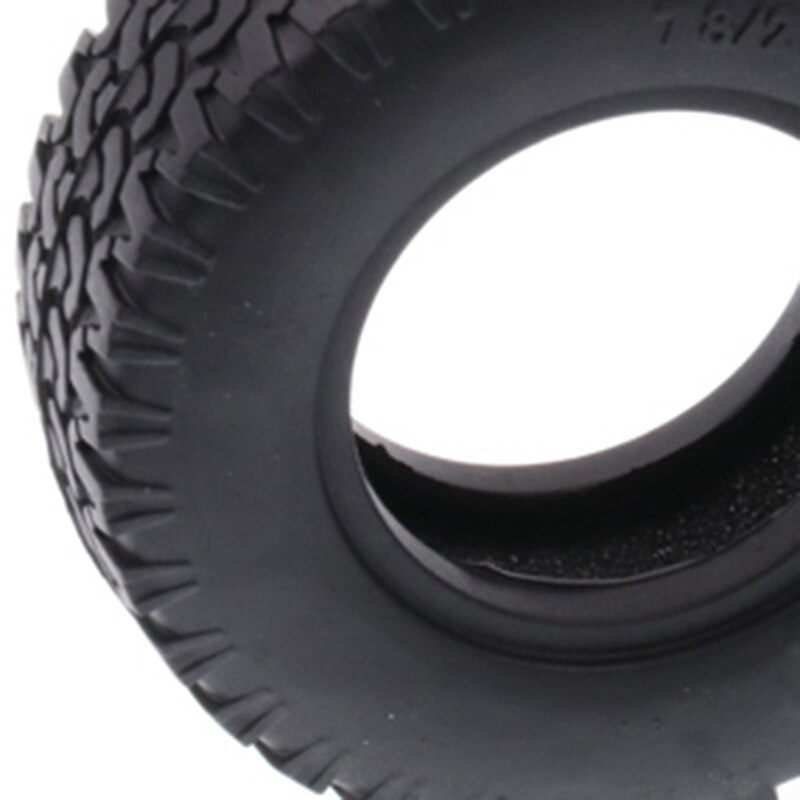 Pneus en caoutchouc pour voiture télécommandée, 1.55 pouces, 4 pièces, pour 1/14 Rm8 Baja RC