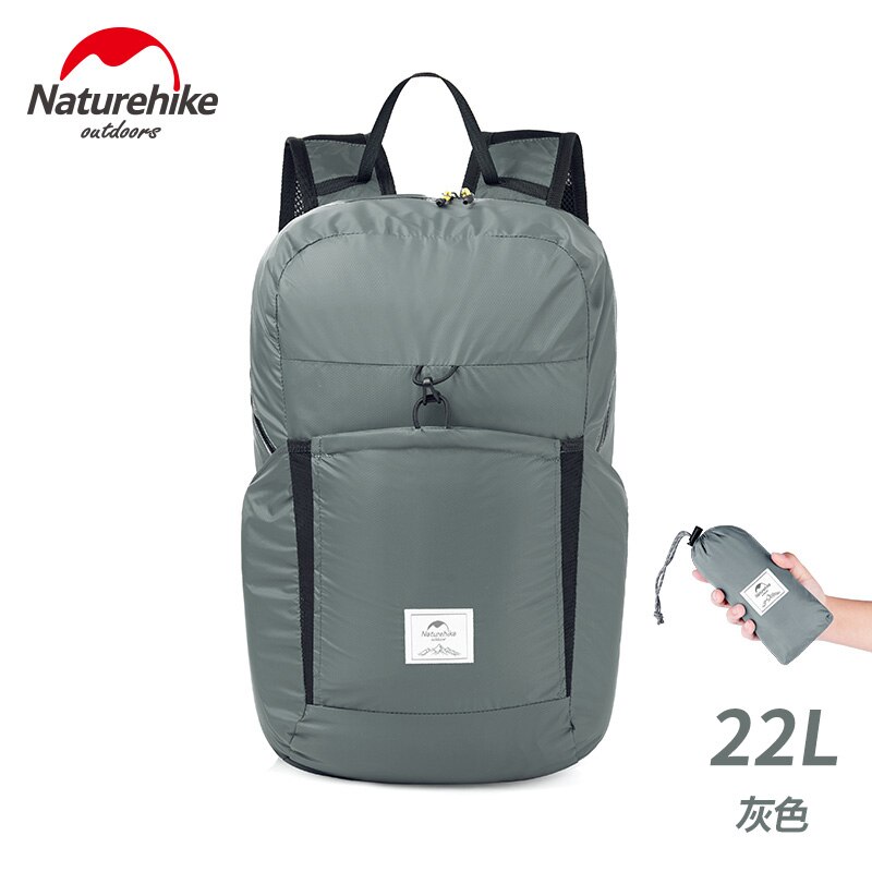 NatureHike Outdoor Folding Ultra Light Waterproof 30D Backpacks Wear-Resisting Travel camping Hiking Backpacks Bag