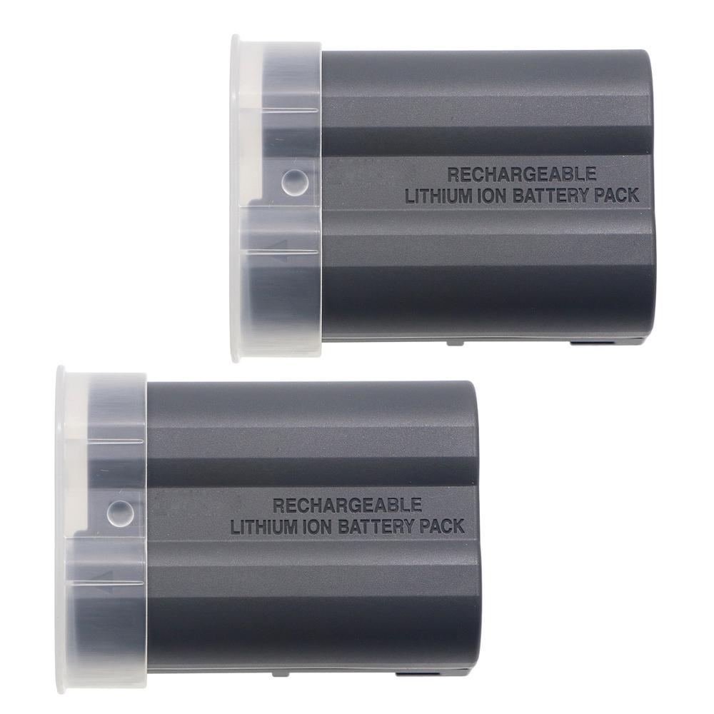 Uds EN-EL15b ENEL15b 1900mAh batería de la cámara para Nikon Z6 Z7 Mirrorless D850 D810 D750 D610 D7500 D7200 MH-25a