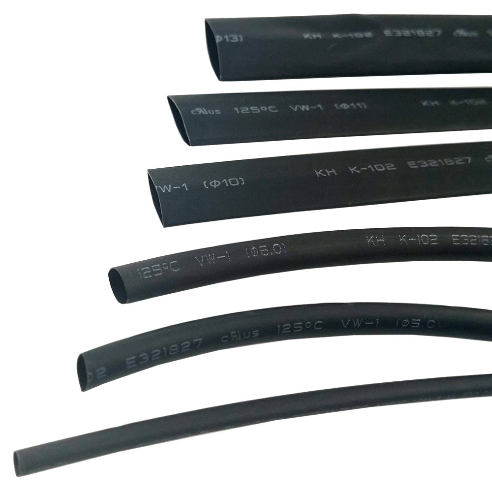 1meter/lot Heat Shrink Tube 18MM 20MM 22MM 25MM 28MM 30MM 40MM Heat Shrink Tubing Shrinkable Wrap Wire Cable Sleeve Kit
