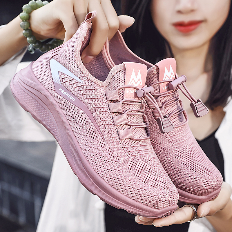 Shoes for women foreign trade women's shoes, women's casual shoes, breathable sports shoes for women: PURPLE / 40