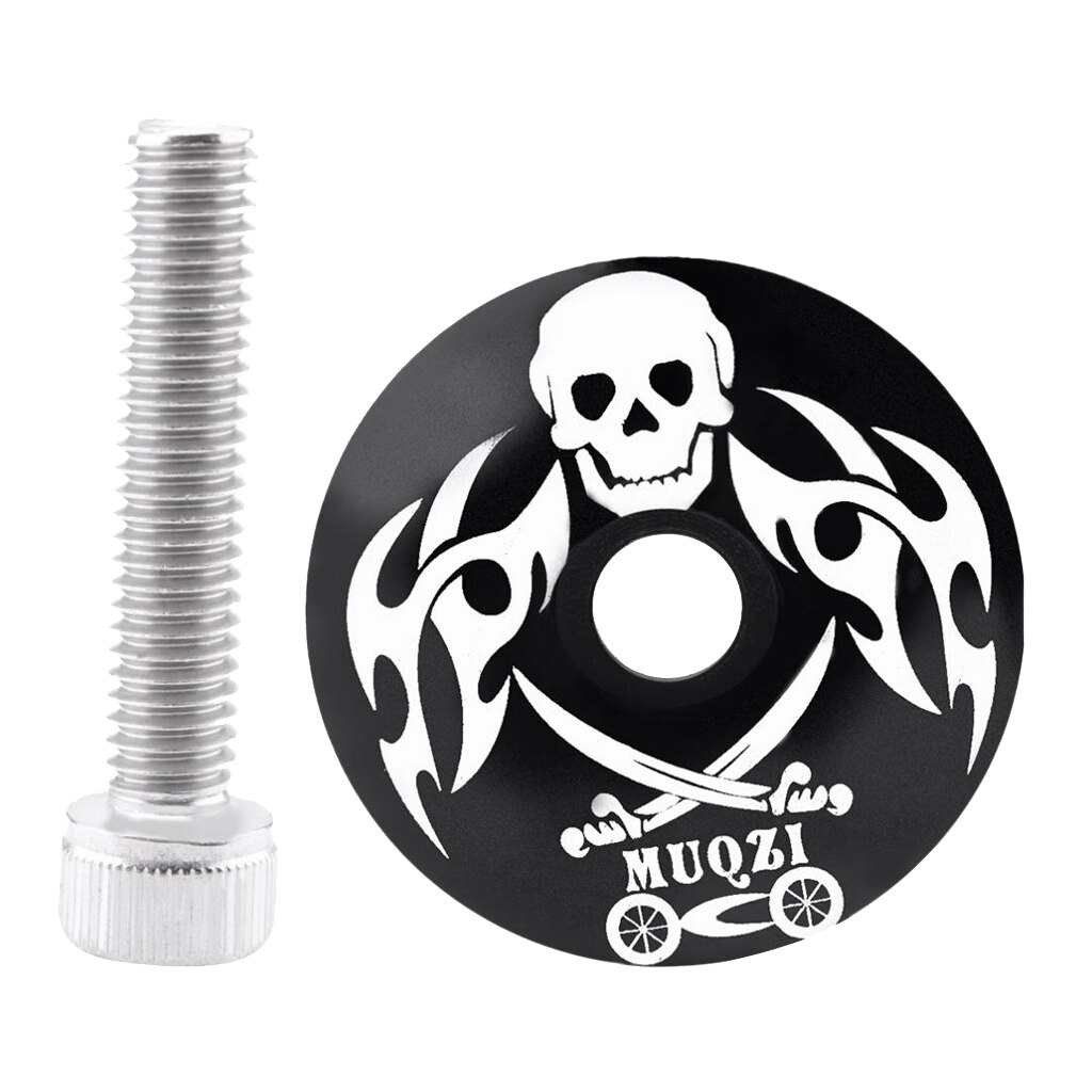 Bike Headset Top Cap Riser Stem Cover For MTB Road Bike Fixed Gear 1 1/8"