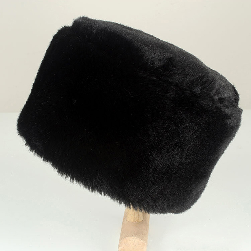 Vrouwen Hoeden Lady Russische Dikke Pluizige Imitatie Vossenbont Hoed Hoofdband Winter Earwarmer Ski Hoed Vrouwelijke Hoeden Voor Herfst Winter