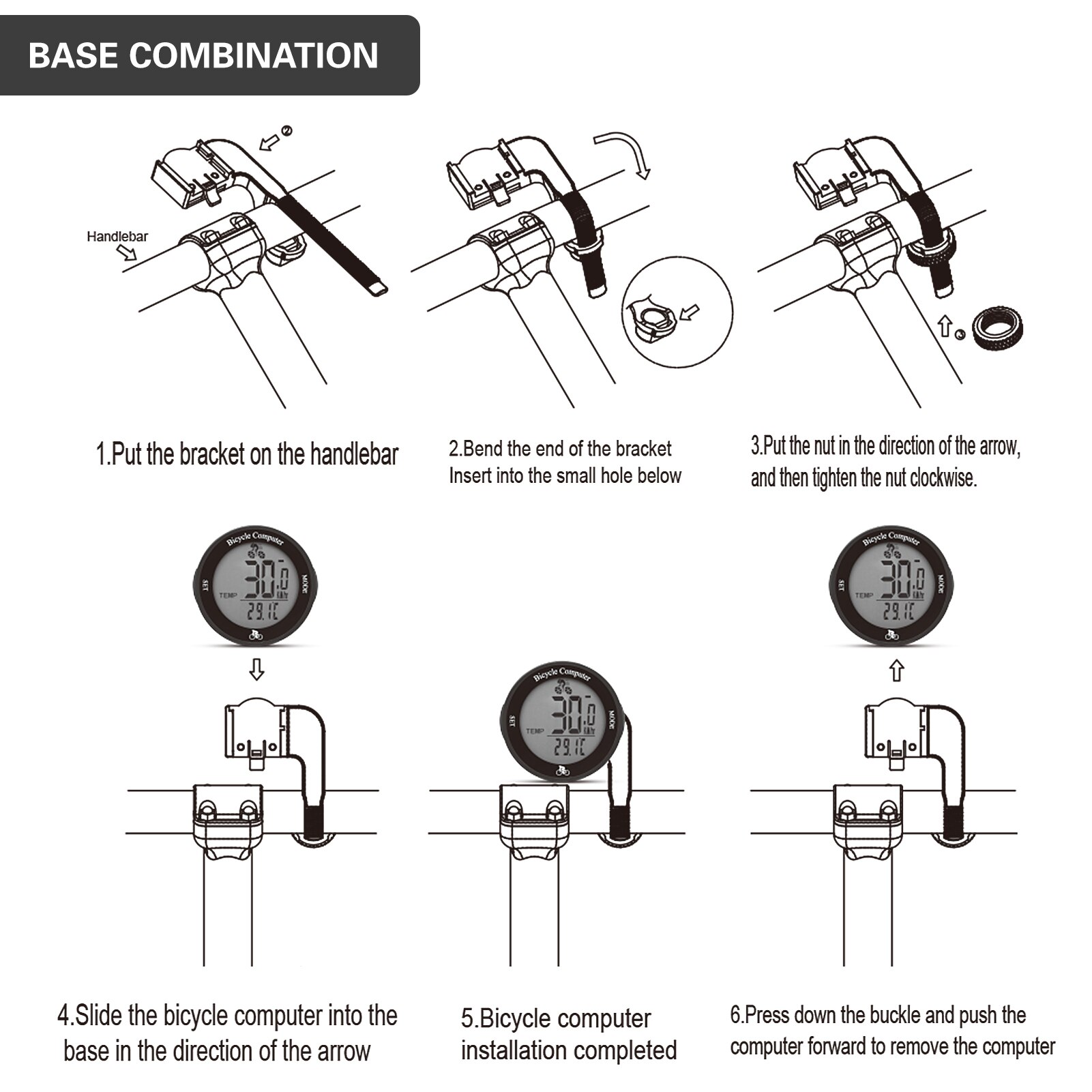 Wireless Bike Computer Waterproof Bicycle Odometer Multi Functional LCD Screen Cycling Speedometer MTB Speedos Meter Accessories