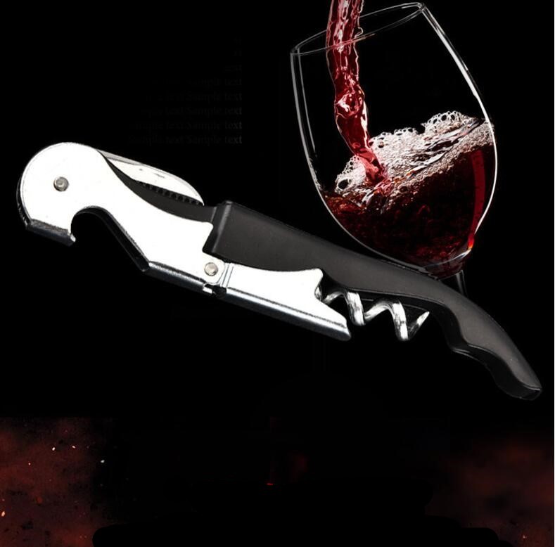 Stainless Steel Wine Screw Corkscrew Opener Household Accessories Wine Champagne Grape Wine Bottle Opener