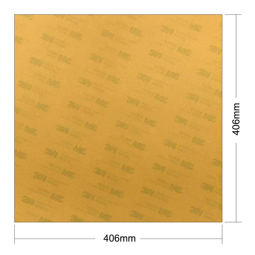 ENERGETIC 1mm thick pei sheet 3d printer build plate 350x350mm with 3m adhesive tape for Voron 3d printer parts