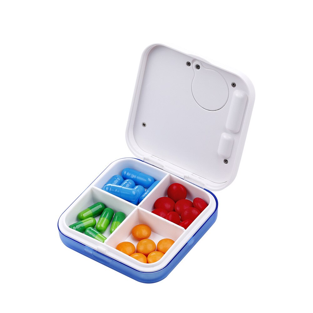 6 Grid Pill Box Digital Medicine Storage Box Smart Electronic Timing Reminder Pillbox Alarm Timer Pills Organizer Pill Container