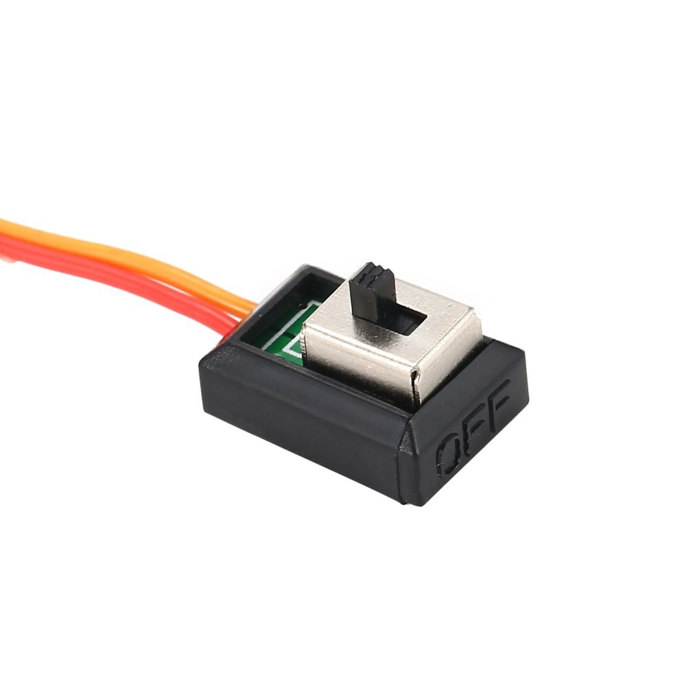 Waterproof Brushed ESC 160A 3S with 5V 1A BEC T-Plug For 1/12 RC Car T Plug Multiple Protection Bidirectional operation mode