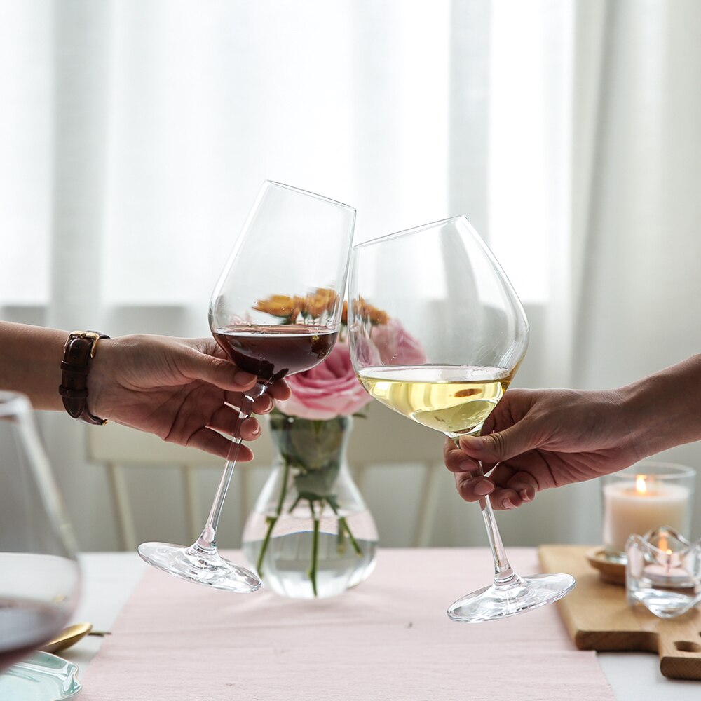 Transparent lead-free crystal glass wine glasses large wine glasses wine glasses champagne glasses goblet