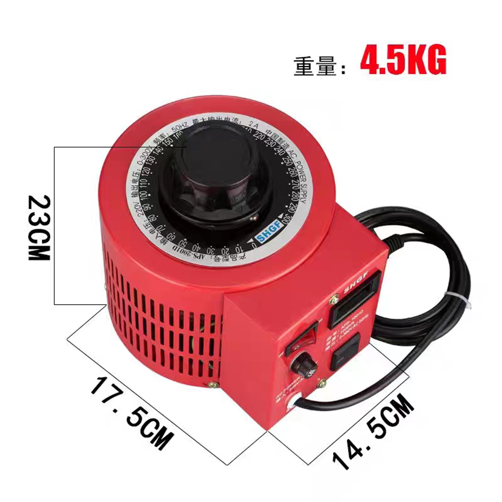 APS-500W 0.5 KW 220V Variac Variable Transformer Voltage Regulator single-phase adjustable 0-300V AC regulating power supply