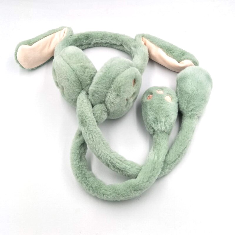 Xeongkvi internet beroemdheid konijnenoren bewegen mooie vrouwen oorkappen winter warm imitatie konijnenhaar volwassen meisje oorkap