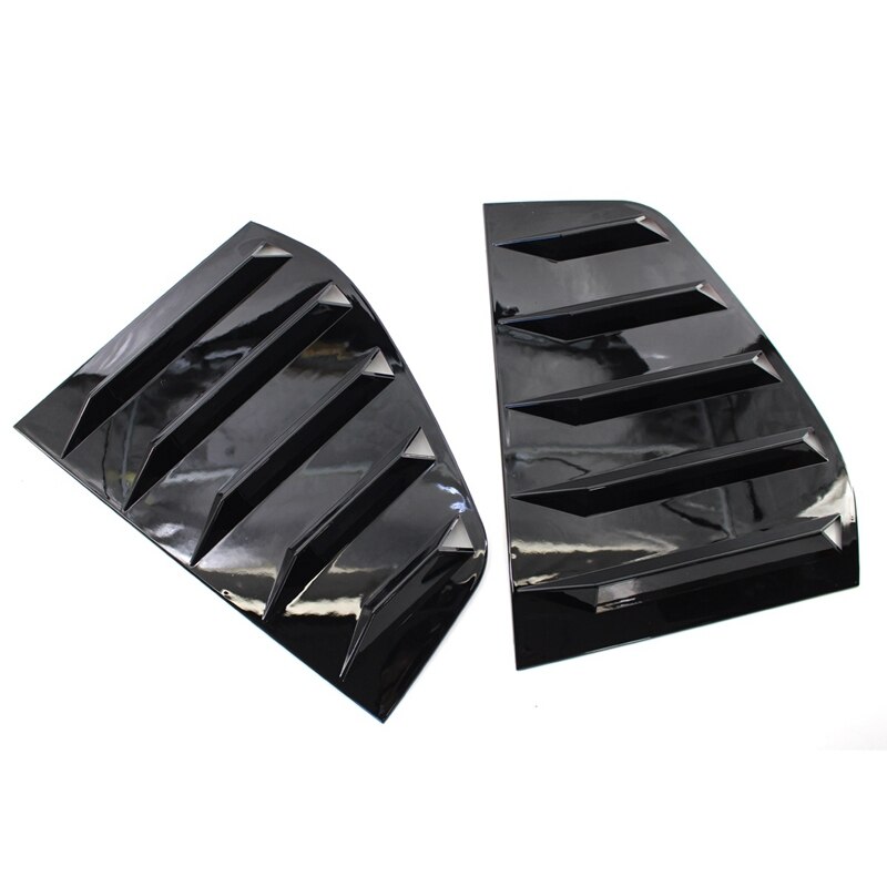 For-golf 6 mk6- r bagrude sidevindue lamel solafskærmning beklædning blank sort