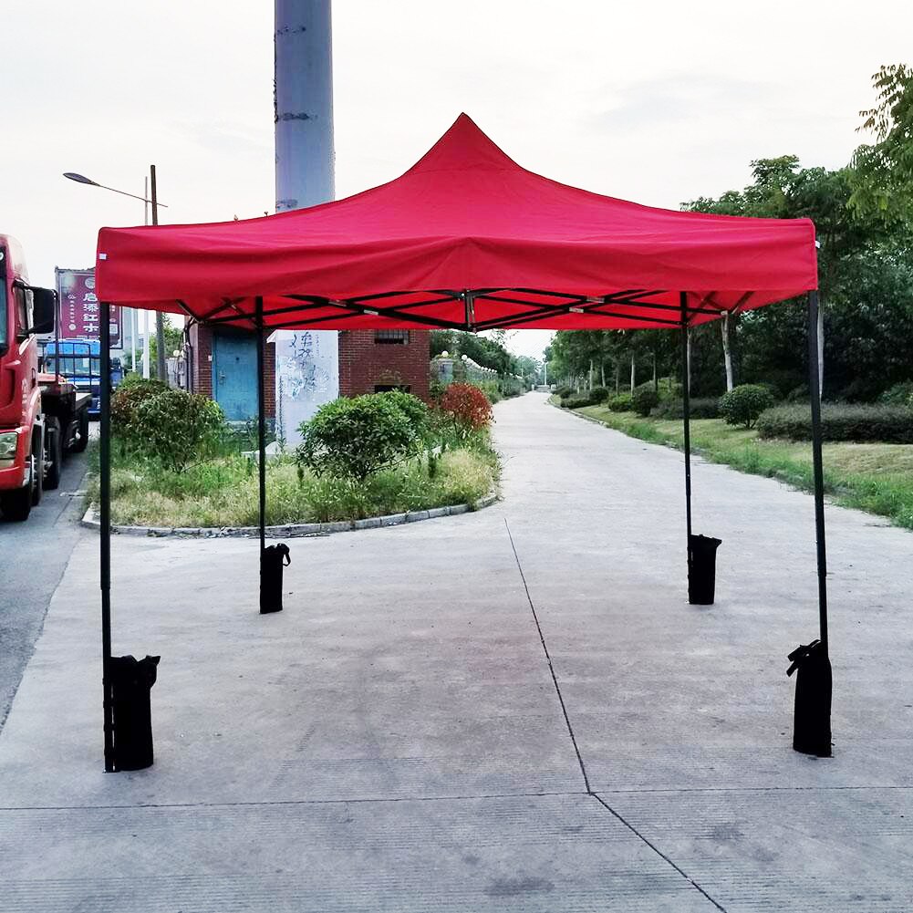 Camping al aire libre carpa bolsa de arena sombrilla toldo 4 pierna peso glorieta Oxford a prueba de viento a prueba de fijación de arena tiendas de accesorios