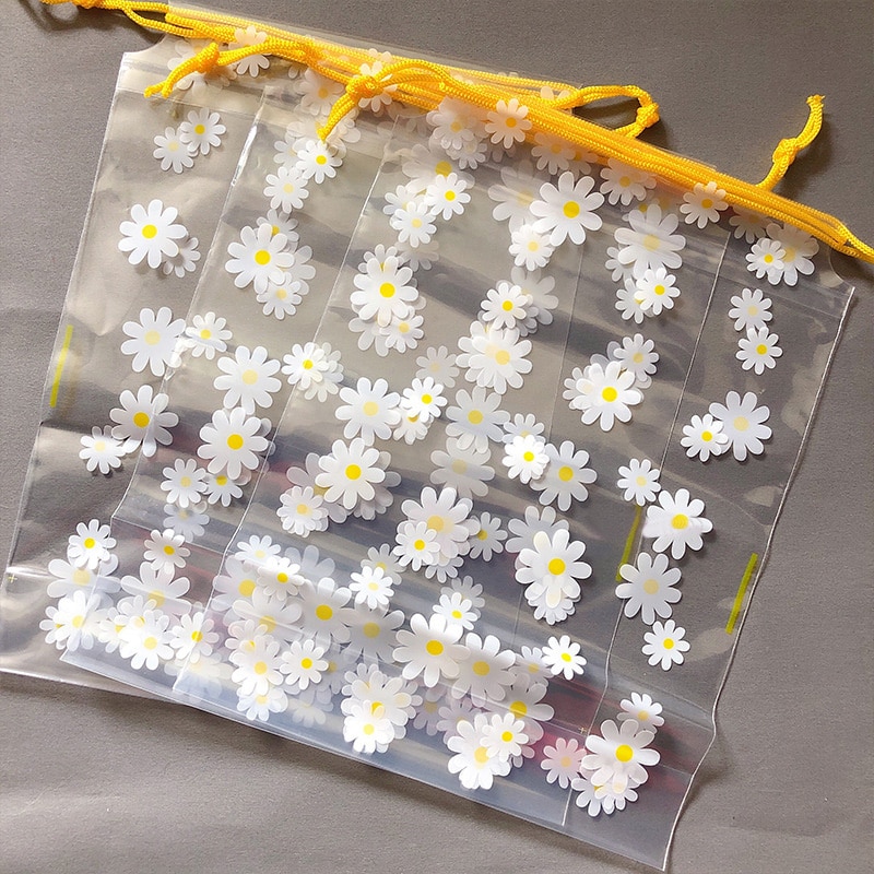 Transparant Tasje Wassen Pouch Cartoon Bloemen Reisbagage Zakken Kleding Organizer Cosmetische Pocket Bag