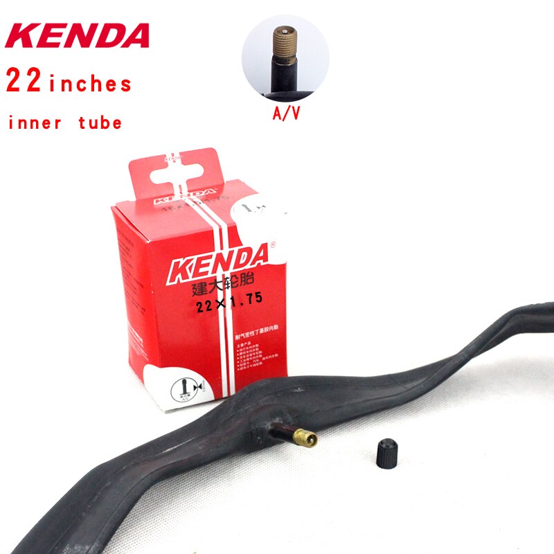 Kenda Fiets Binnenband 22Inch 24*1-3/8 1.25 1.5 1.75 1.9 2.125 S/v F/V Fietsen Mountainbike Tube Banden