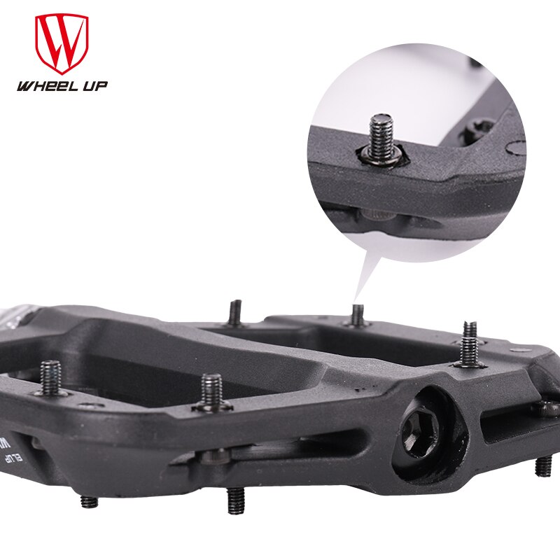 Pedales de bicicleta MTB Road Bike BMX pedales ultraligeros de fibra de nailon con 3 rodamientos, piezas de bicicleta profesionales con