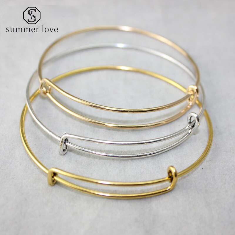 10 sztuk/partia dziecko dorosłych regulowany drut bransoletka bransoletka owinięte nadgarstek mankiet bransoletka bransoletki kobiet stany zjednoczone biżuteria