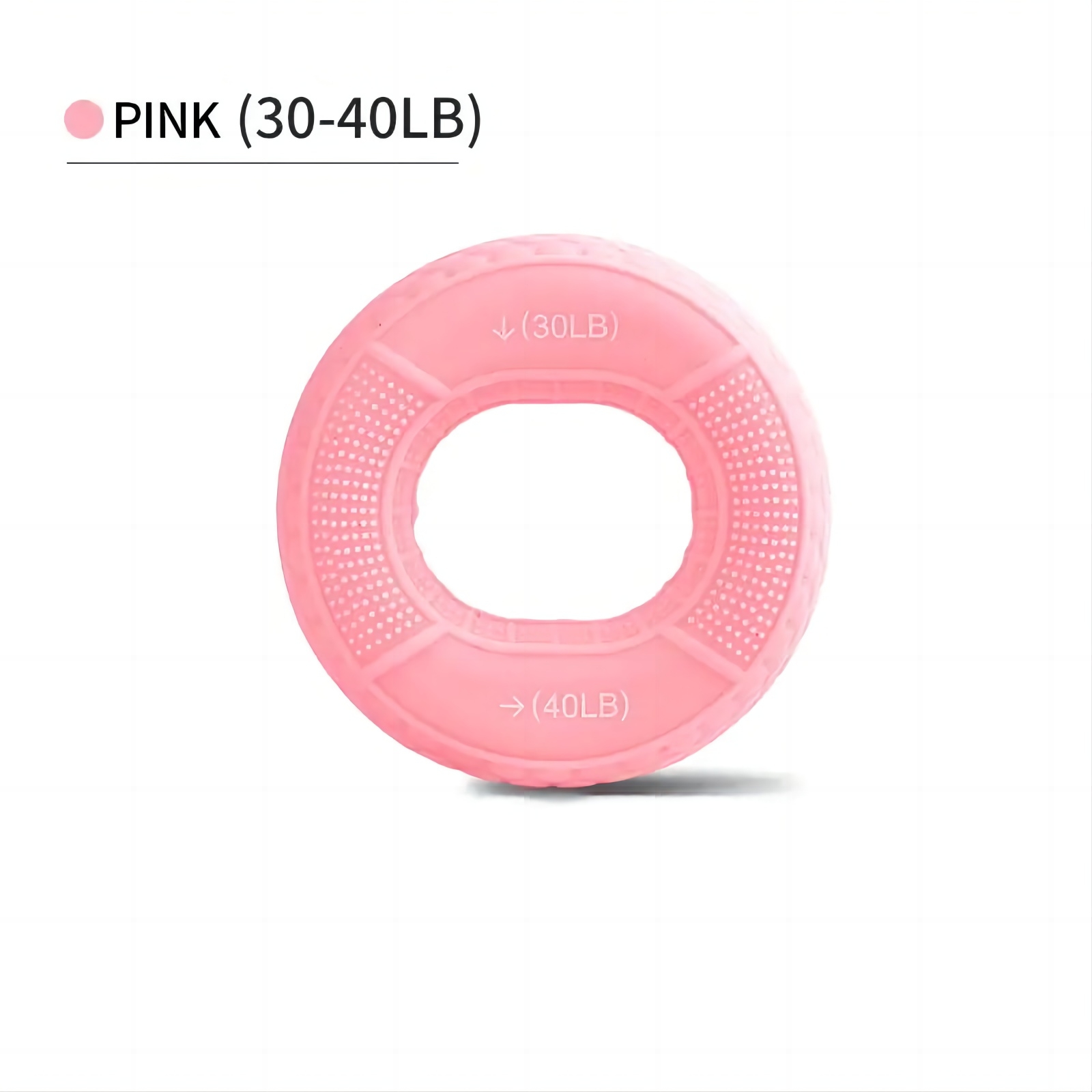 Silicone Adjustable Hand Grip 20-80LB Gripping Ring Finger Forearm Trainer Carpal Expander Muscle Workout Exercise Gym Fitness: black