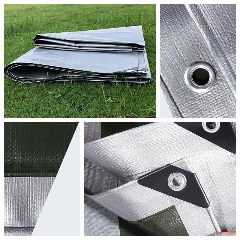 Outdoor waterproof PE tarpaulin 0.32mm awning garden plant shed truck shade sail pet dog roof