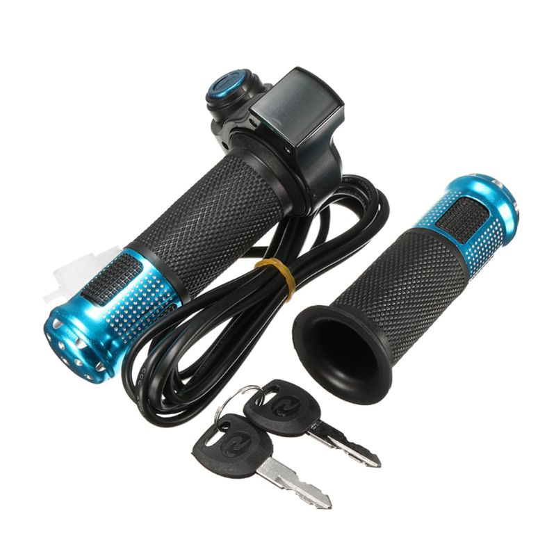 Elcykel gashåndtag elektrisk scooter batteri spænding led indikator power key locker speeder