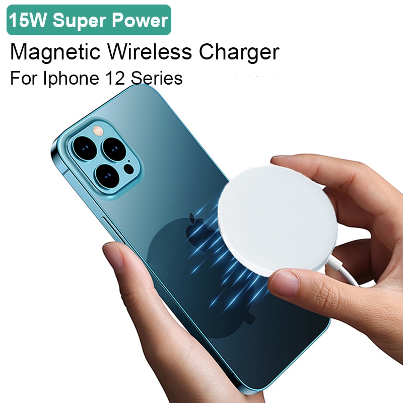 Bezprzewodowa ładowarka magnetyczna 15W robić telefonu Iphone 12 zawodowiec Max szybka ładowarka robić telefonu Iphone 12 mini PD szybka ładowarka