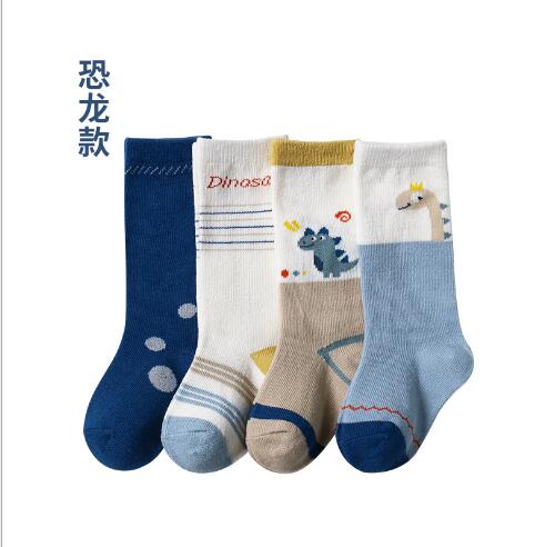 0-3 jahr 4 Paare Pack Herbst und Winter neue knie junge mädchen Baby socken, kleinkinder, freundlicher socken