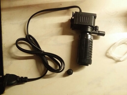 mini 3 in 1 Multi-funzione di Acquario Depuratore di Acqua di Alta Qualità di Pesce filtro del Serbatoio del Filtro 3W 220 ~ 240V 50Hz Spina di UE FA009