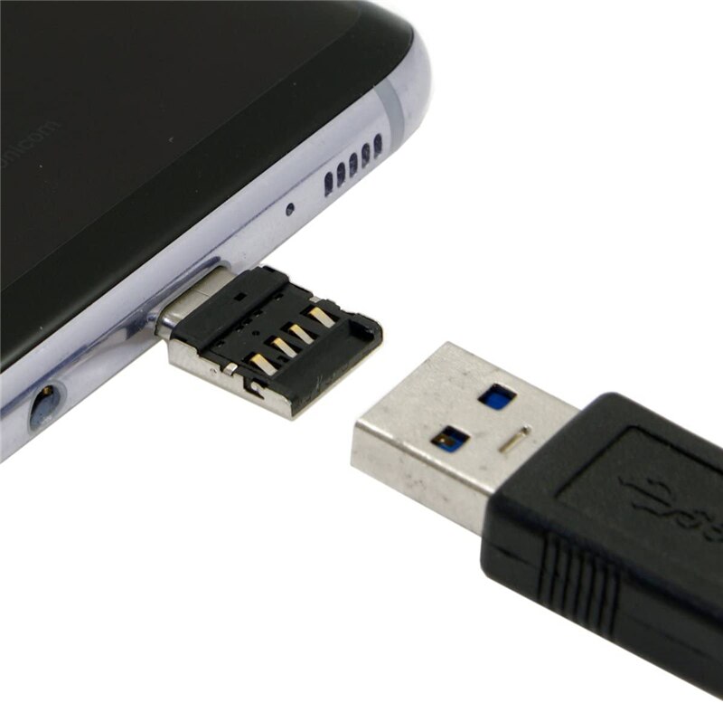 5個超ミニusb otgタイプcアダプタhuawei社の名誉20 ipad macbook proのフラッシュディスクタブレット電話タイプcにusb otg conector