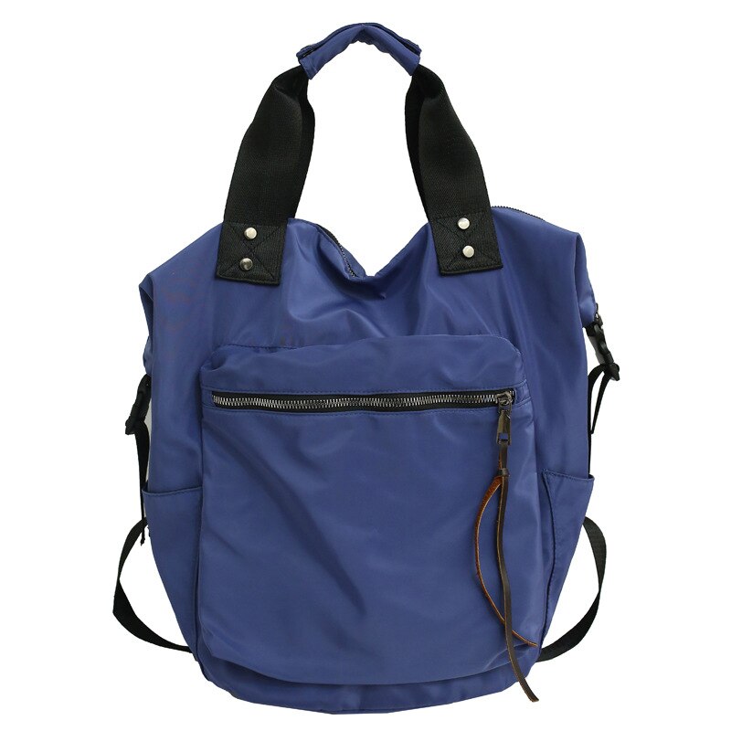 atinfor Marke Anti Diebstahl Frauen lässig Nylon Rucksack Reisen wasserdicht Schule Tasche Pro Jugendliche hoch Kapazität Studenten Mochila: Blau