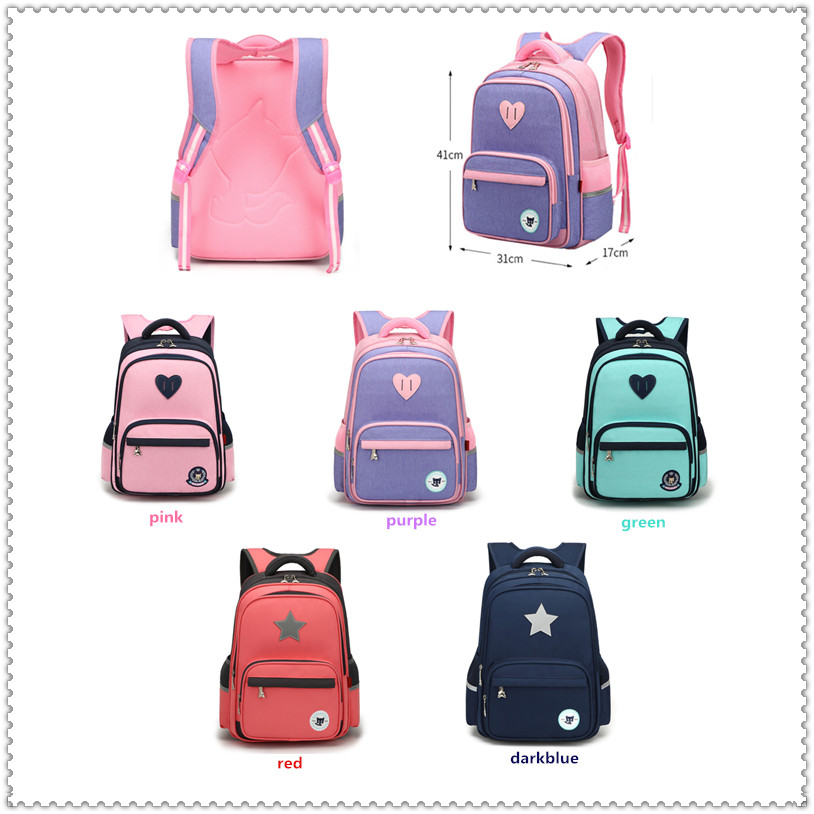 Okkid grundskole tasker til børn vandtæt nylon bog taske dreng børns skole rygsæk til dreng piger skoletasker