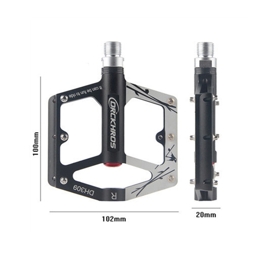 Pedal plano de liberación rápida para bicicleta de montaña, pedales de bicicleta de carretera, Material de aleación de aluminio, pieza de ciclismo BMX, abrazadera antideslizante