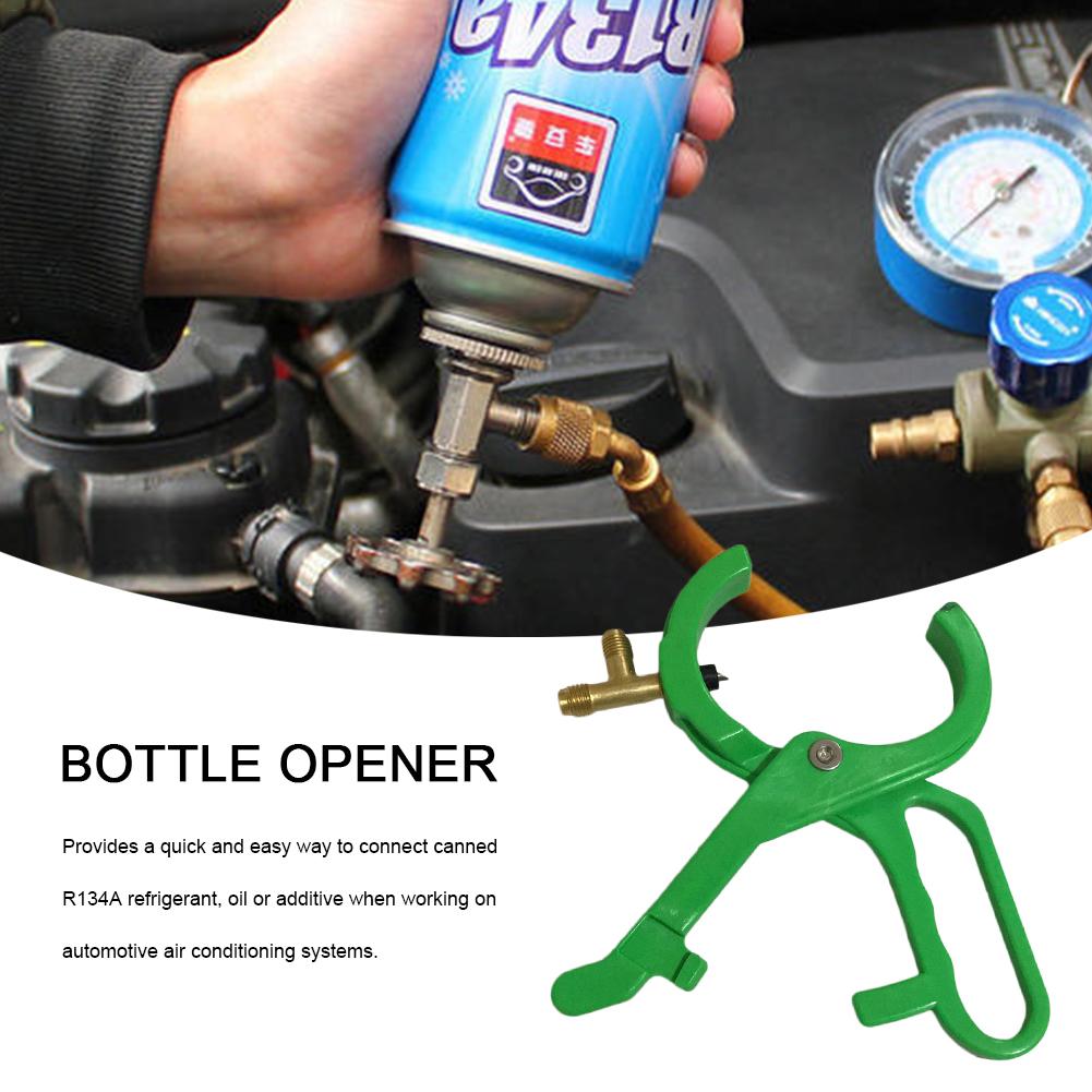 R134A Car Air Conditioning Refrigerant Refrigeration Bottle Opener Open Valve CT006 Side Mount Can Tap Valve Bottle Opener