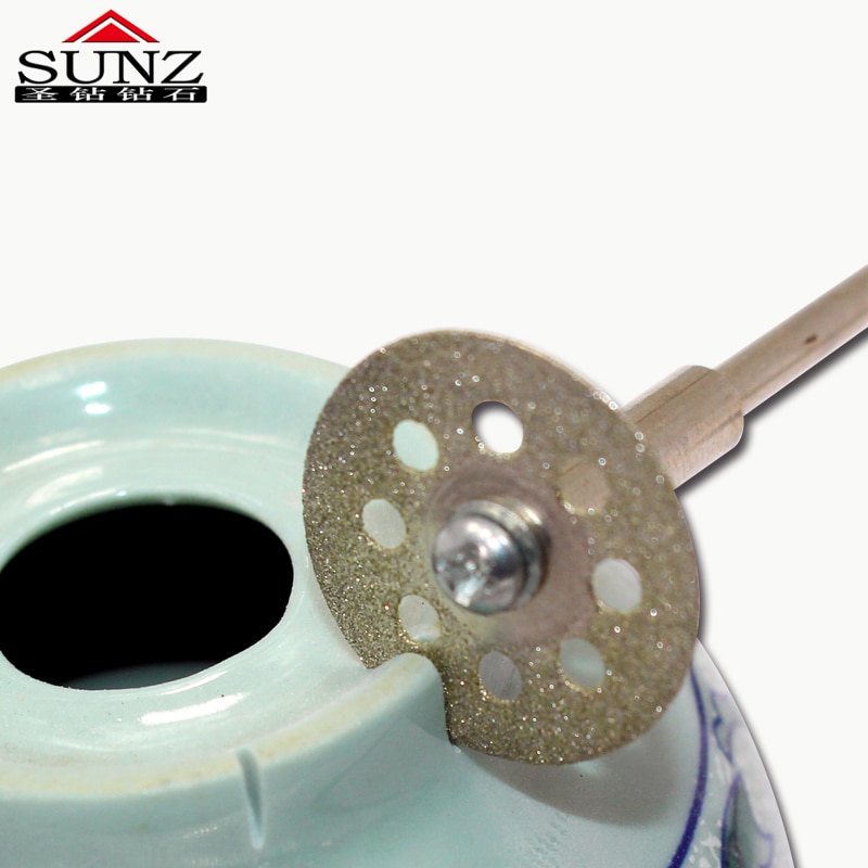 20mm5pc dremel accessoires Diamant wiel zaagblad slijpmachines accessoires gat stukken/glas jade snijden emery