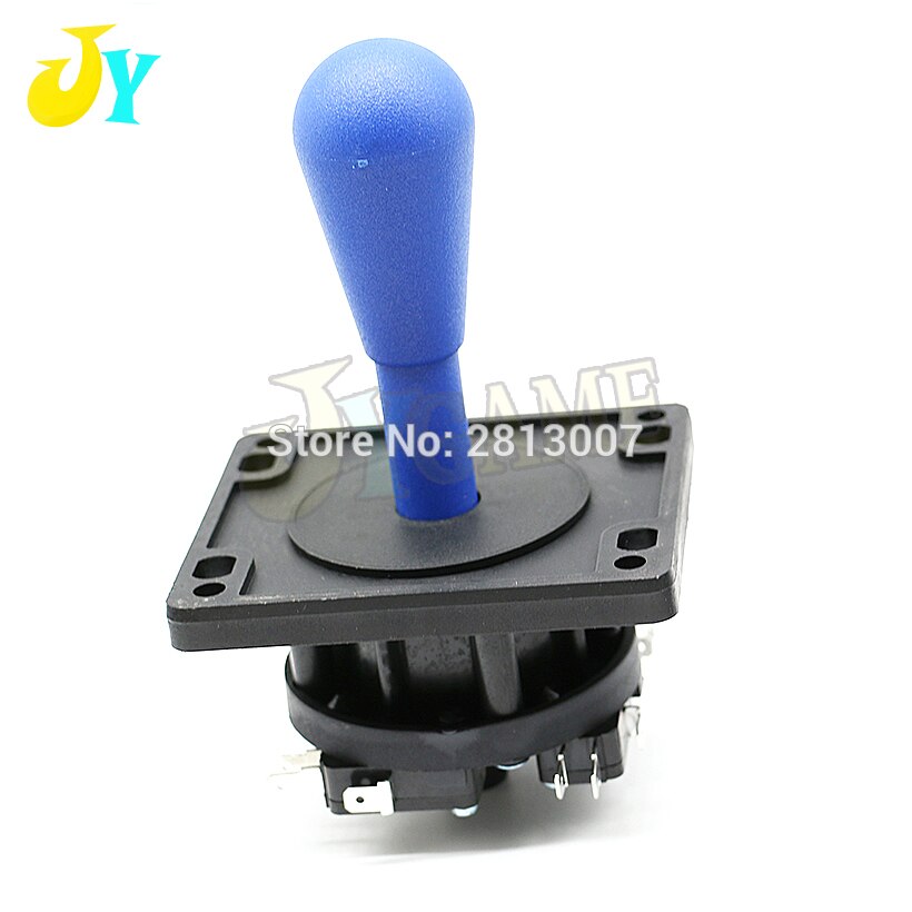 Amerykańnarty/hiszpańnarty styl drążek arkadowy 4 sposób 8 sposób HAPP styl drążek sterowy zero opóźnienia Stick trwałe Joypad Jamma automat robić gier: ciemny niebieski