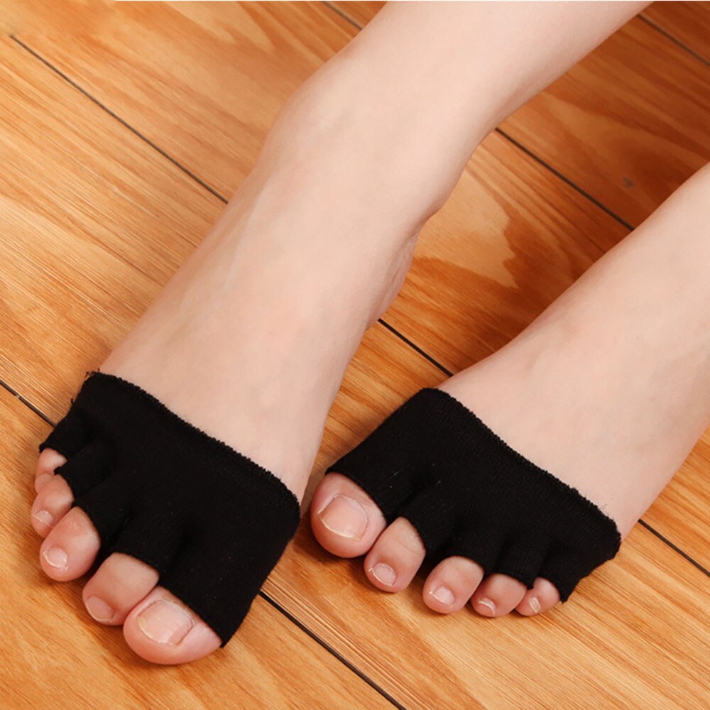 1 Pair Breathable Cotton Five Finger Toe Socks Elastic Bunion Sleeve Protector Hallux Valgus Foot Toe Corrector Foot Care