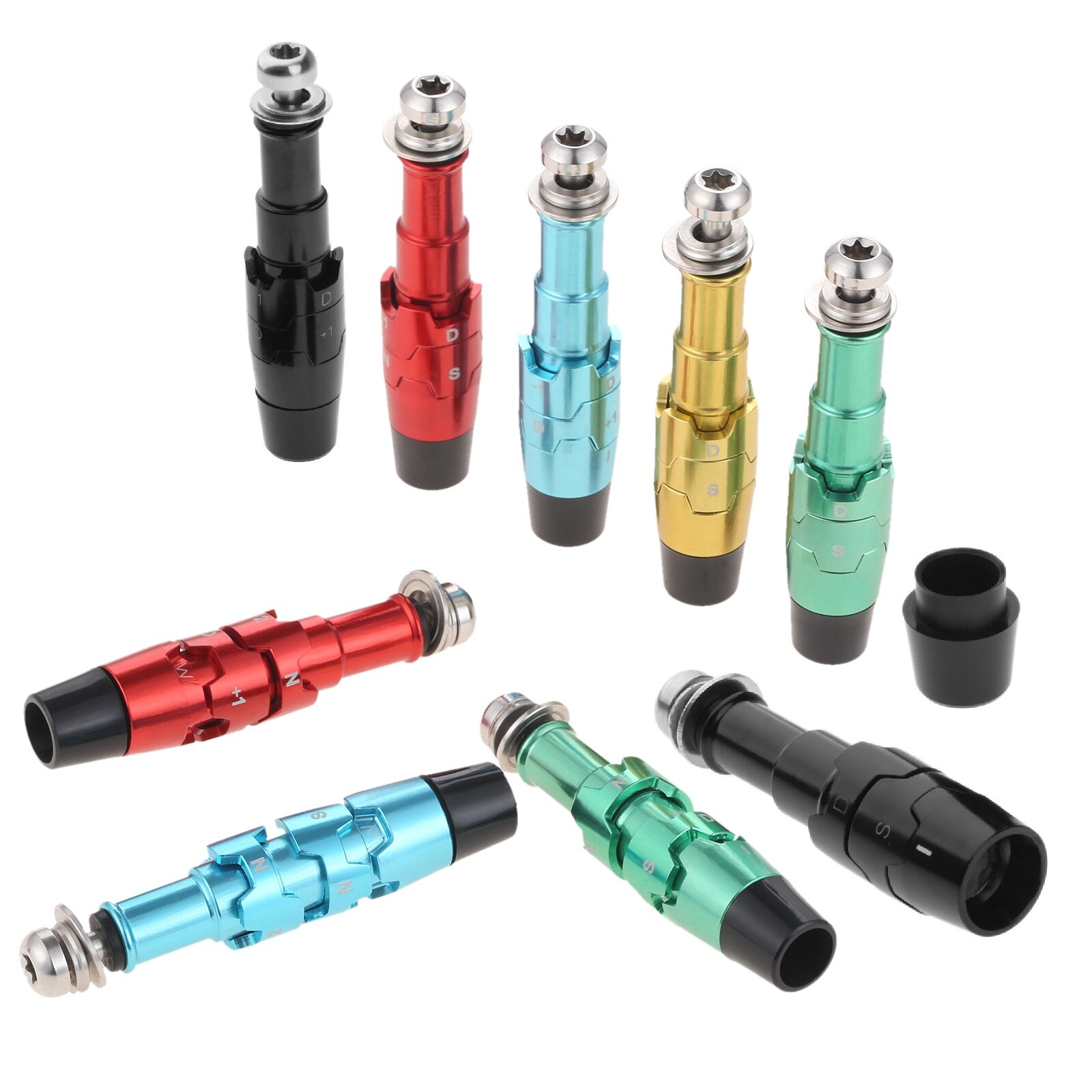 gohantee Aluminum Alloy Golf Club Shafts Adapter Sleeve Replacement Size 0.335 0.350 for Callaway Big Bertha 815 EPIC XR Driver