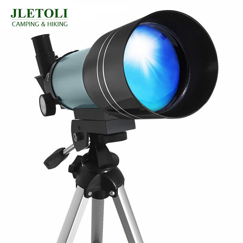 Jletoli 150x nybegynnernivå teleskop astronomisk nattsyn monokulært teleskop med stativ observerbar måne