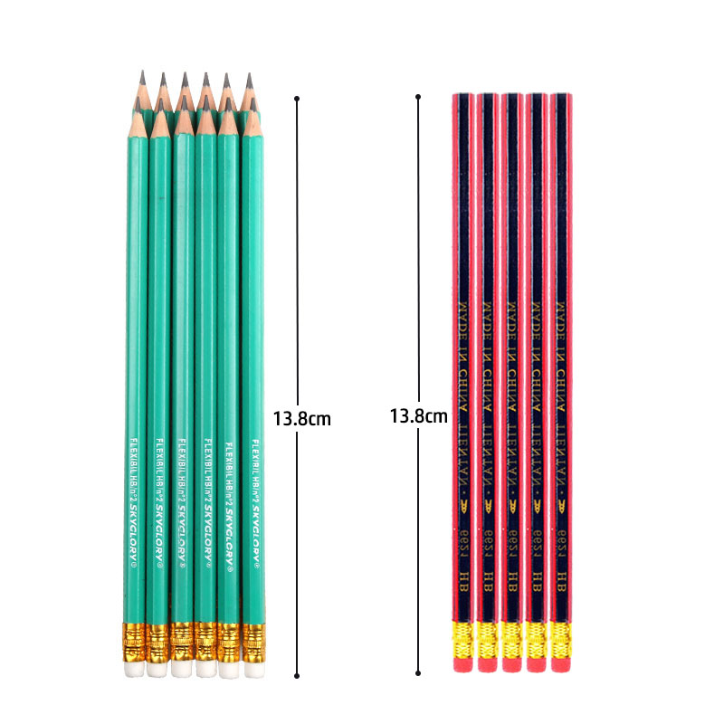 24/48/108Pcs /Lot Sketch Pencil Wooden Lead Pencils HB Pencil With Eraser Child Drawing Pencil School Writing Sketch Stationery