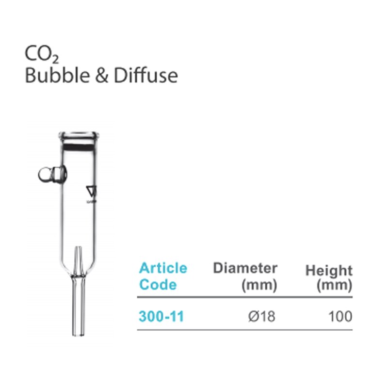 VIV ADA CO2 System Diffuser Bubble Counter for Plant Aquarium Fish Tank: 300-11