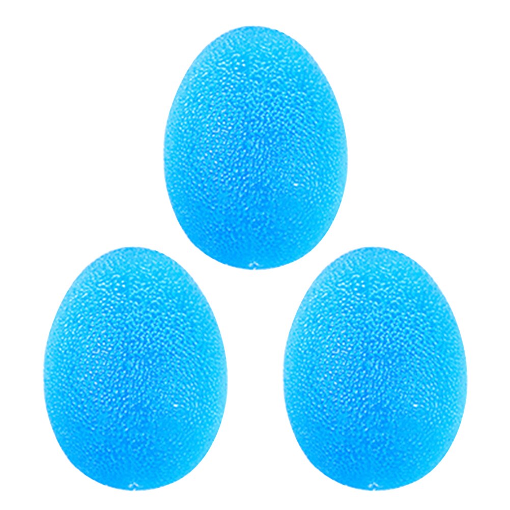 3PC Silikon Griff Bälle Hand Therapie quetschen Linderung betonen Ball Hand Handgelenk-stärkungsmittel-Ball Ball Weiche Gel betonen Bälle: Schwarz