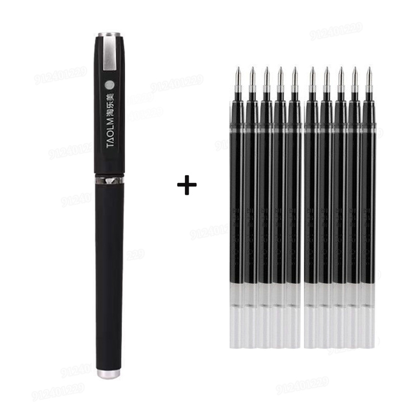 Stylo Gel de grande capacité pour Signature, calligraphie, écriture manuscrite, noir, bleu, rouge, stylo à bille 1.0 0.7 0.5 NibFor Business: Bourgogne / Rouge