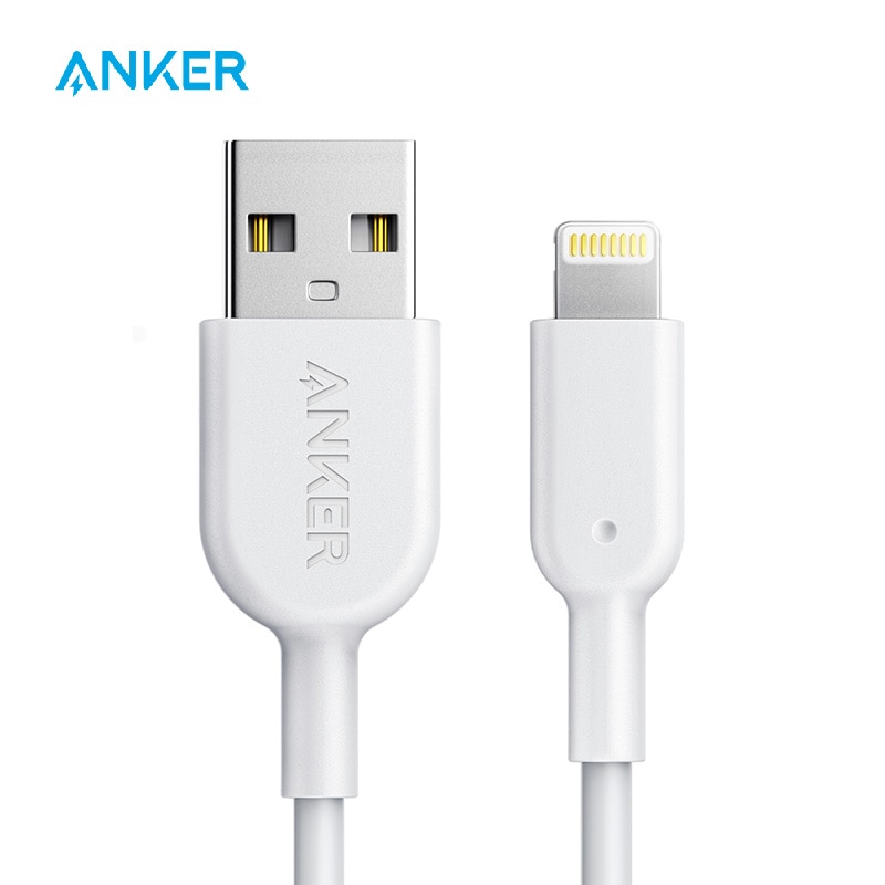 Cabo usb para lightning anker powerline ii, cabo para carregamento e sincronização de dados, compatível com iphone 11 11 pro 11 pro max xs