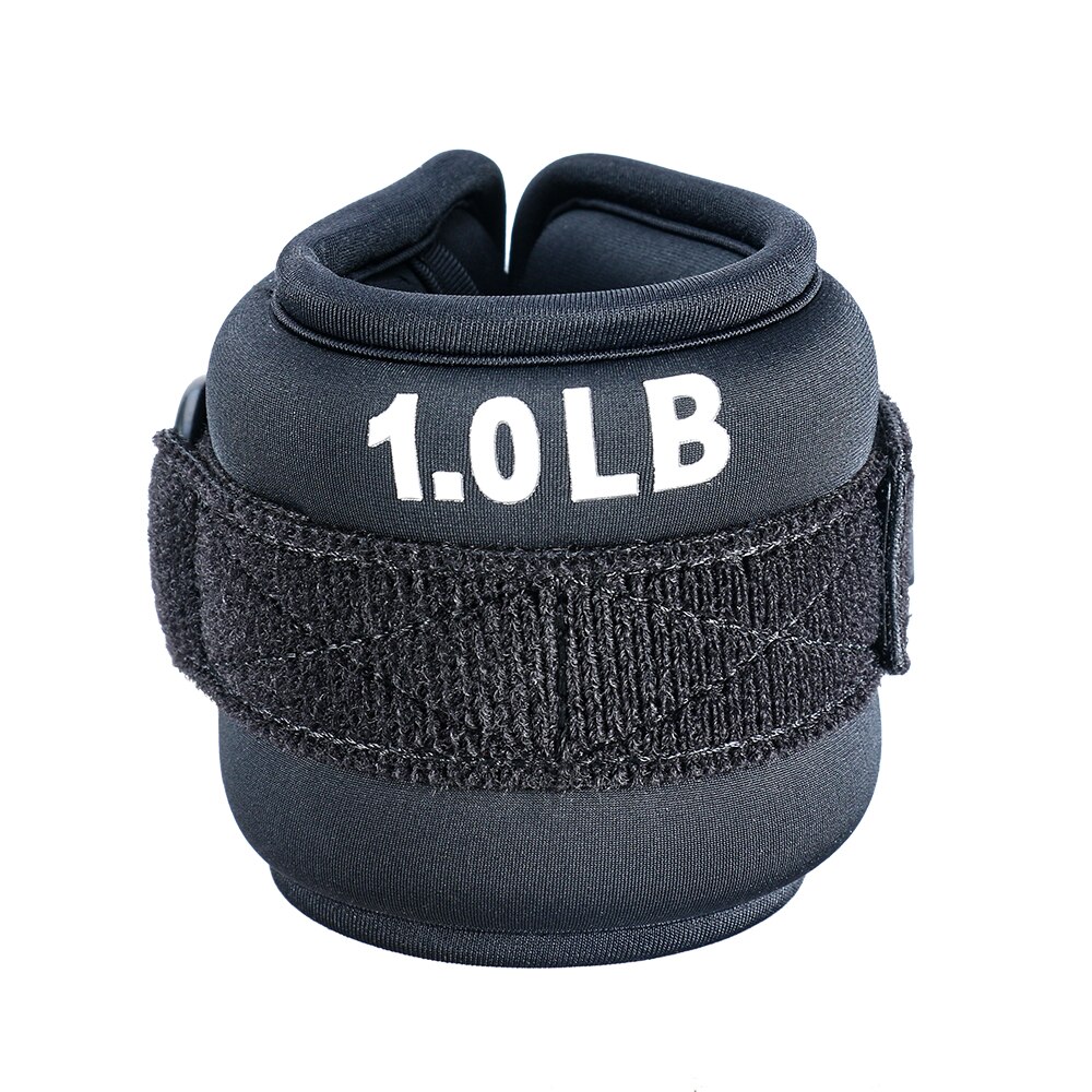 1PCS Ankle/Wrist Weights, Durable Arm Leg Weights with Adjustable Strap Bukle Gym Newest Material Thigh Leg Weight Lifting: 1PCS 1.0 LB