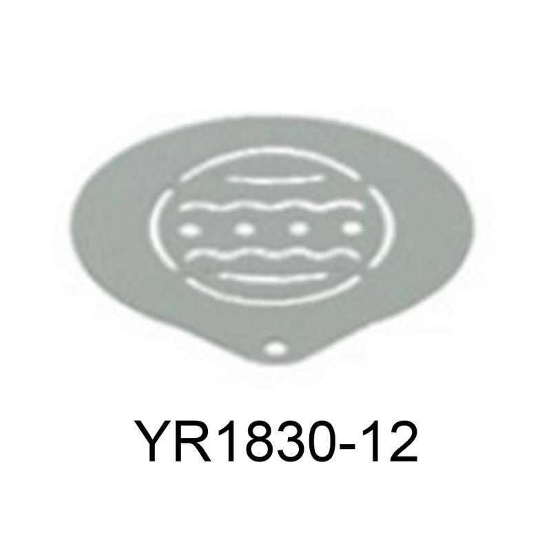 Koffie Stencils Rvs Koffie Decorating Stencils Sjabloon Voor Latte Cappuccino Cupcake Cookie Stencils: Sky Blue