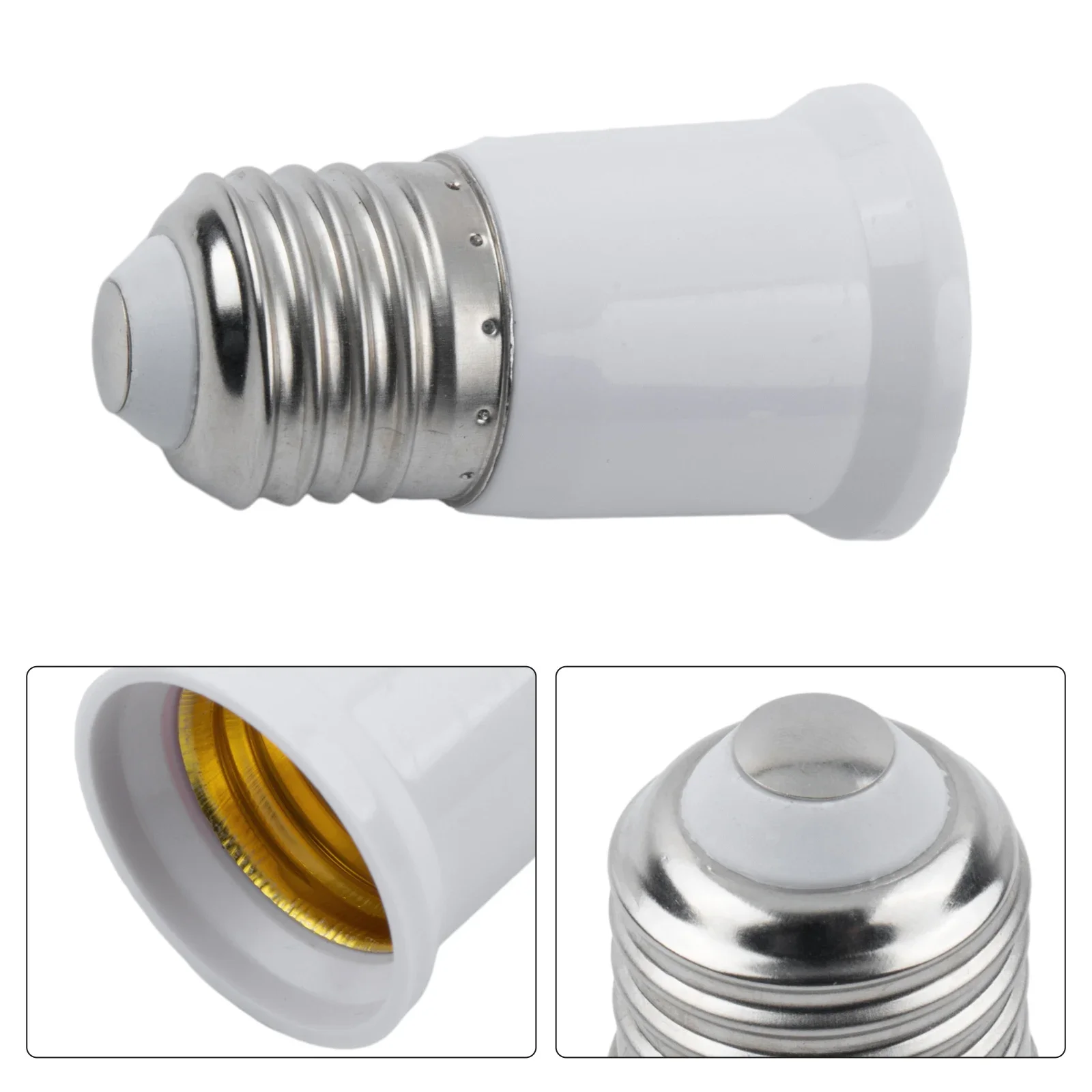 Gloeilamp Socket Extender E26/E27 Schroef In Adapter 3Cm 1.2 Inch Verlengstuk Led Licht Adapter Converter Elektrische Accessoire