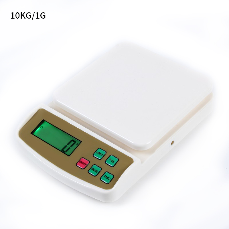 DIDIHOU 10Kg/1g Libra Digital Kitchen Scales Counting Weighing Electronic Balance Scale Jewelry Gram Food Measuring Weight Tool: 10kg 1g